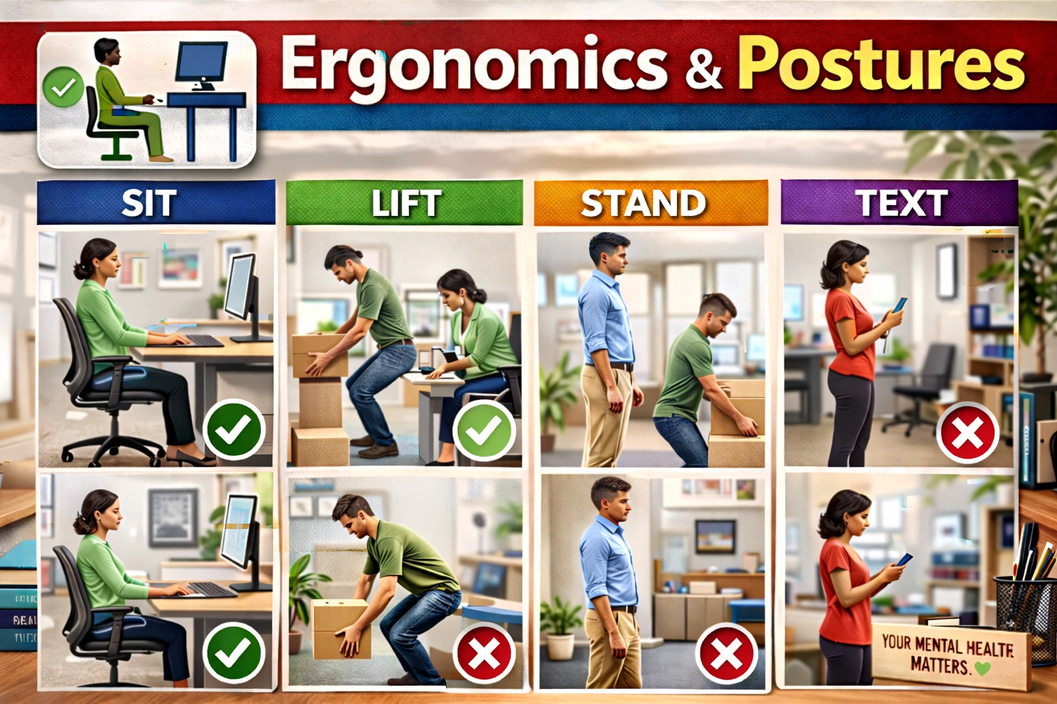 Ergonomics & Postures